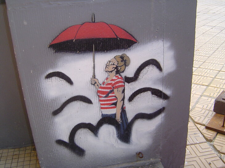 Ontspanning James Ensor Streetart