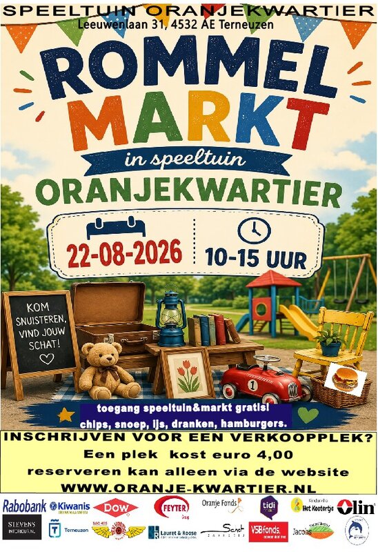  Oranjekwartier rommelmarkt