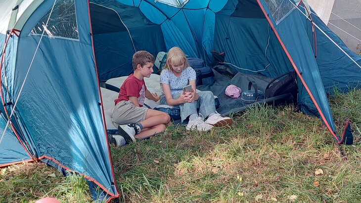 Ontspanning Tentenkamp