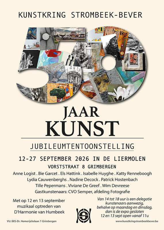 Tentoonstellingen Expo Kunstkring Strombeek-Bever Feest ! Jubileumviering de Liermolen