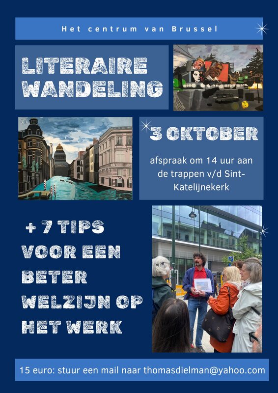 Ontspanning Literaire wandeling het centrum