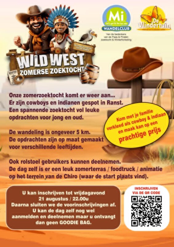 Ontspanning Wild West zomerse zoektocht