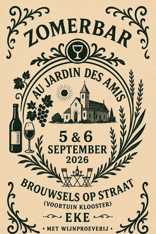 Ontspanning Brouwsels Straat - Zomerbar Jardin Amis