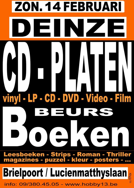 Ontspanning 27ste Mega Muziekbeurs + Boekenbeurs