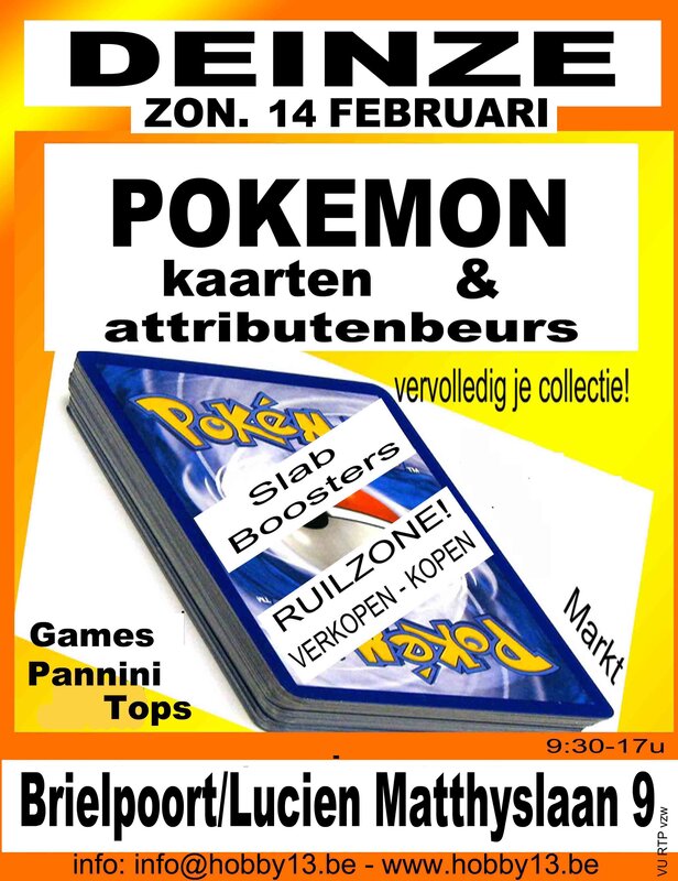 Ontspanning Pokémon Kaarten Beurs