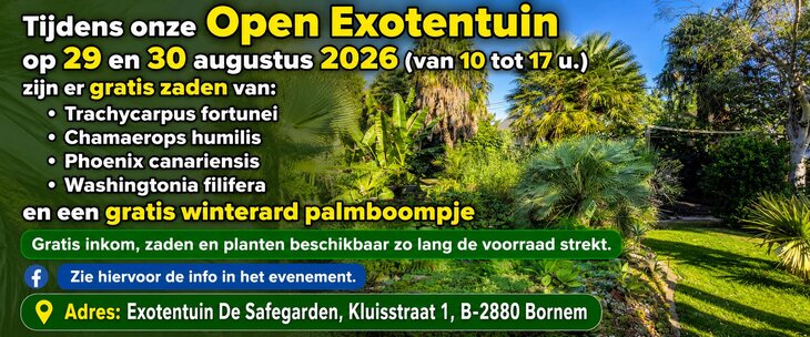 Ontspanning Open Exotentuin Safegarden