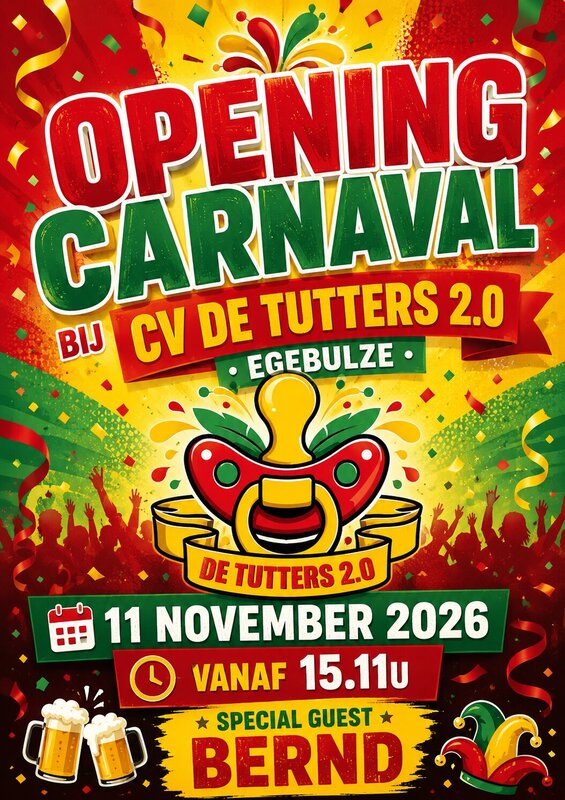 Ontspanning Grand Opening Carnaval