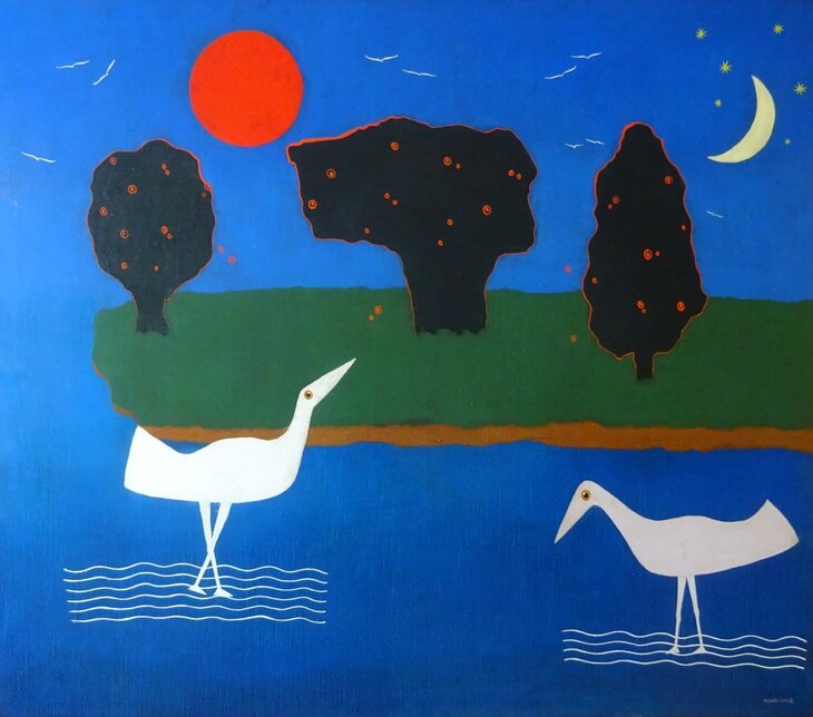 Tentoonstellingen Jean Oosterlynck, schilderijen grafiek