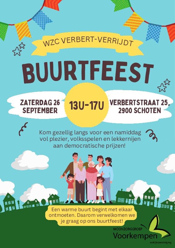 Ontspanning Buurtfeest Verbert-Verrijdt