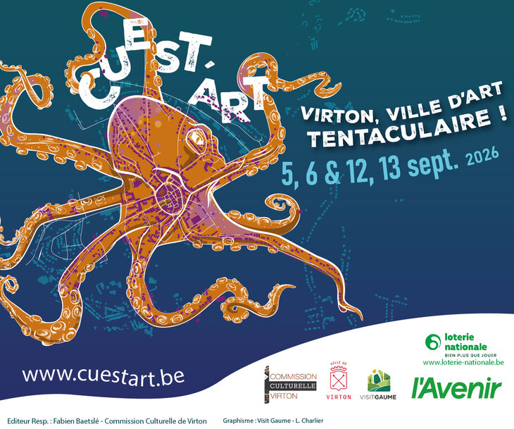 Tentoonstellingen Cuest'Art Virton, tentakelstad Festival de Kunsten