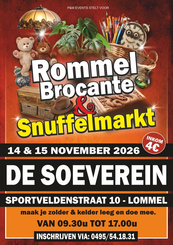  Gezellige indoor rommel - brocante - snuffelmarkt