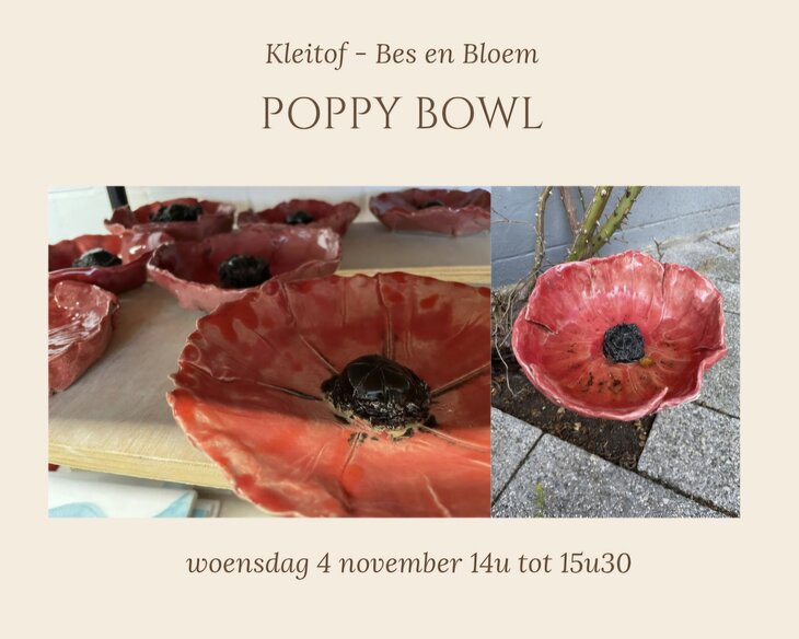 Workshops Workshop “Poppy Bowl”