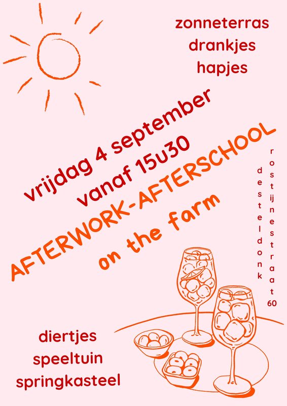 Ontspanning Afterwork-Afterschool