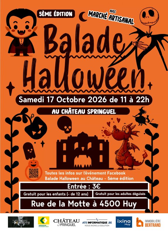 Ontspanning Halloweenwandeling het kasteel Springuel