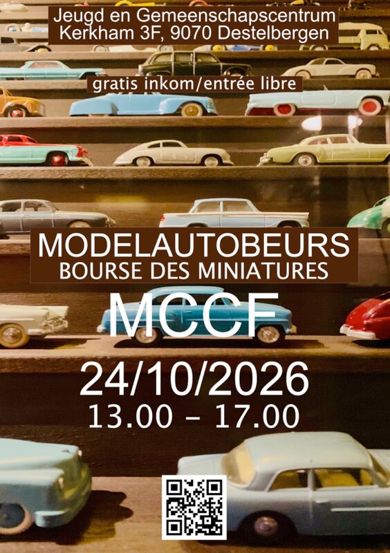 Ontspanning Mccf modelautobeurs