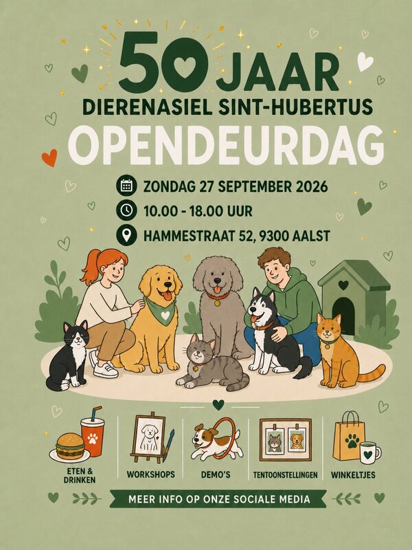 Ontspanning 50 jaar Dierenasiel Sint Hubertus - Opendeurdag