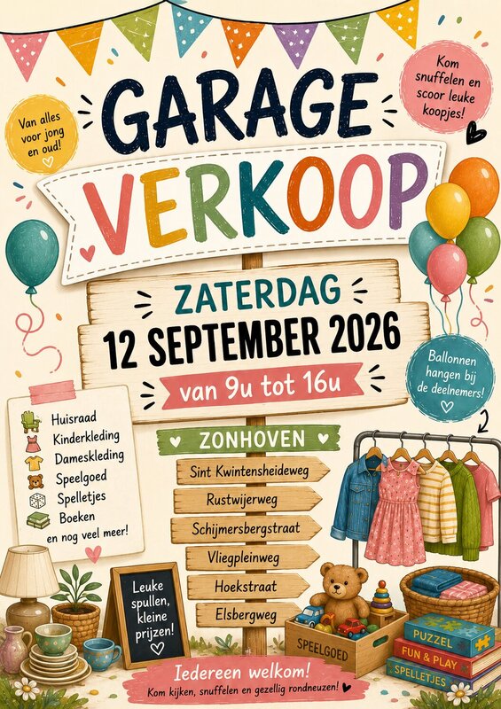  Garageverkoop Zonhoven Sint Kwintensheideweg