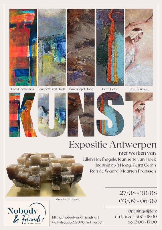 Tentoonstellingen 6 kunstenaars een wereld verbinding Nobody&Friends