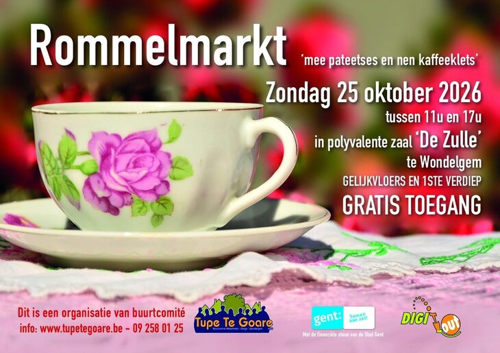  Rommelmarkt patertjes nen kaffeeklets