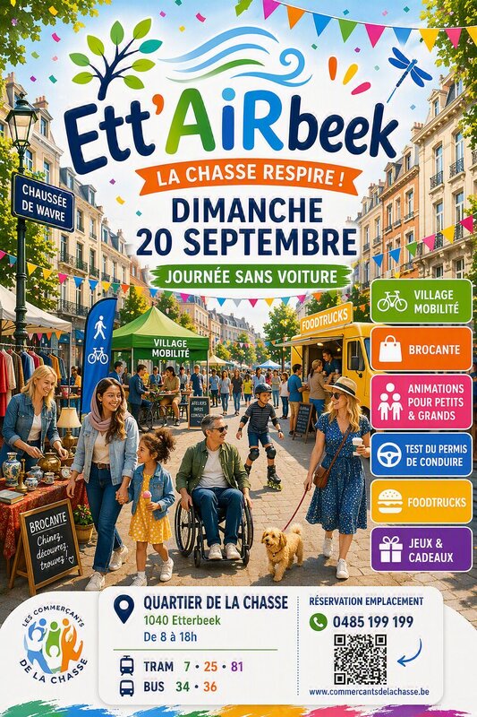 Ett'AirBeek: Autoloze Zondagsrommelmarkt Etterbeek
