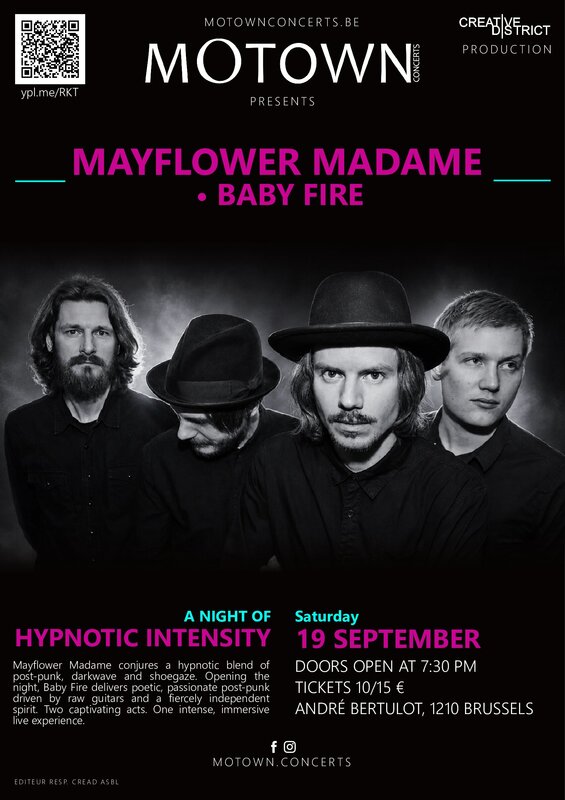 Concerten Mayflower Madame Baby Fire