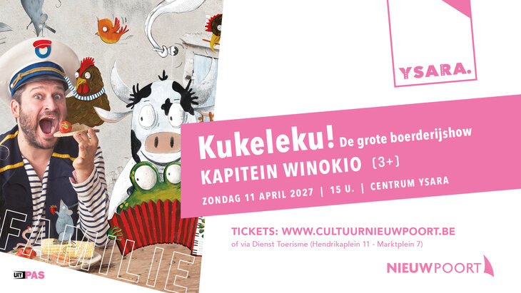 Voorstellingen Kapitein Winokio Kukeleku De grote boerderijshow (3+)