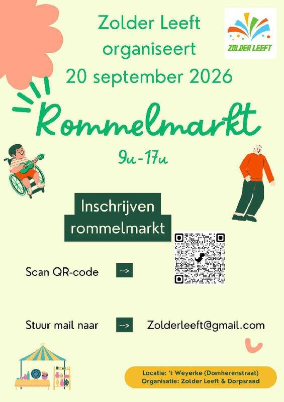  Familiedag Rommelmarkt, voor elke leeftijd