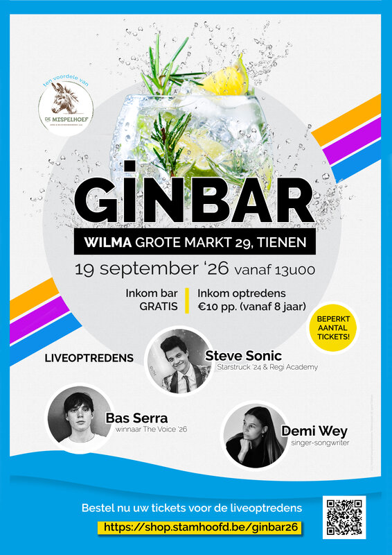 Nachtleven Ginbar liveoptredens t.v.v. Mispelhoef