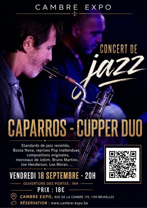Concerten Jazz concert - Caparros-Cupper Duo