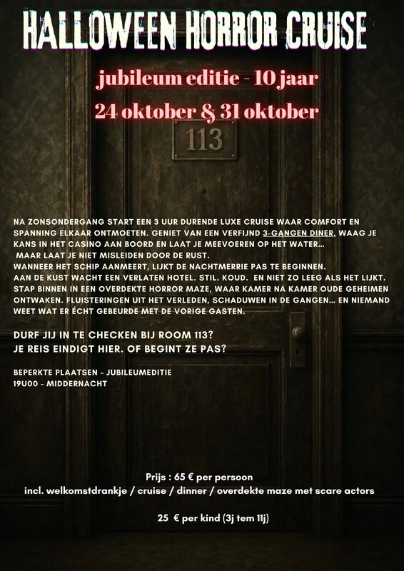 Nachtleven Halloween Horror cruises & maze