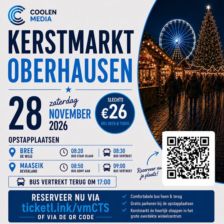 Kerstmarkten CoolenMedia Busreis | Kerstmarkt Oberhausen