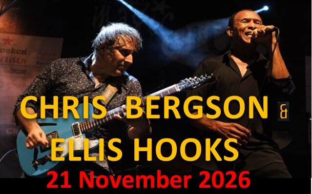 Concerten Optreden Chris Bergson Ellis Hooks