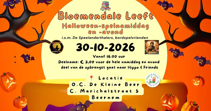 Ontspanning Halloweenspelnamiddag avond