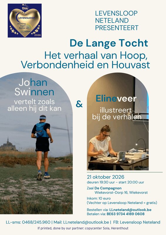 Voorstellingen De Lange Tocht Het verhaal Hoop, Verbondenheid Houvast