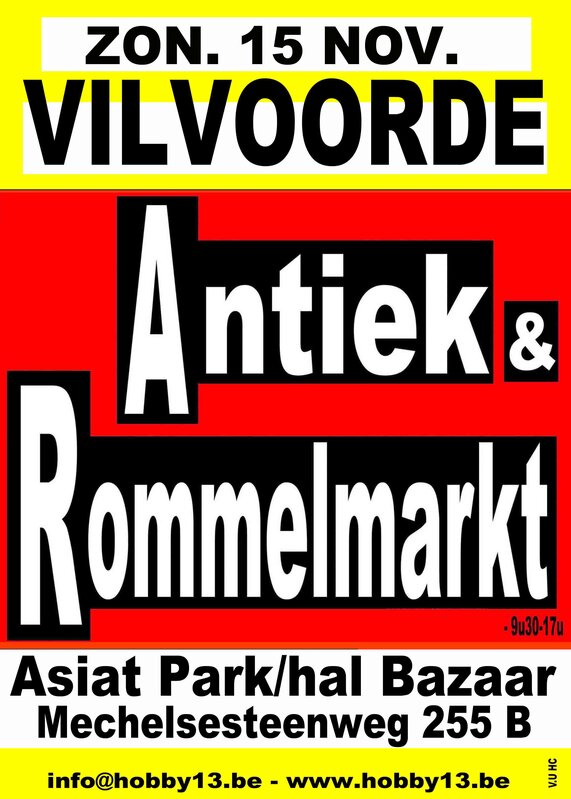  Antiek & Rommelmarkt Vilvoorde