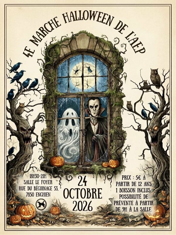 Ontspanning 4e Halloween wandeling Aep Edingen