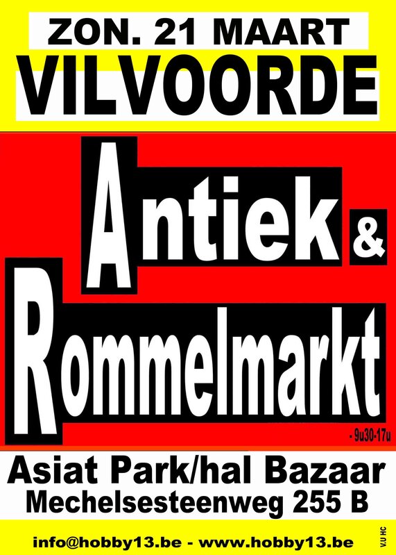  Antiek & Rommelmarkt Vilvoorde