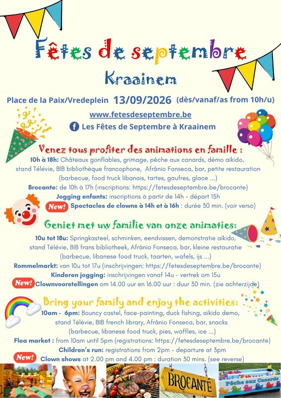 Ontspanning Fêtes Septembre