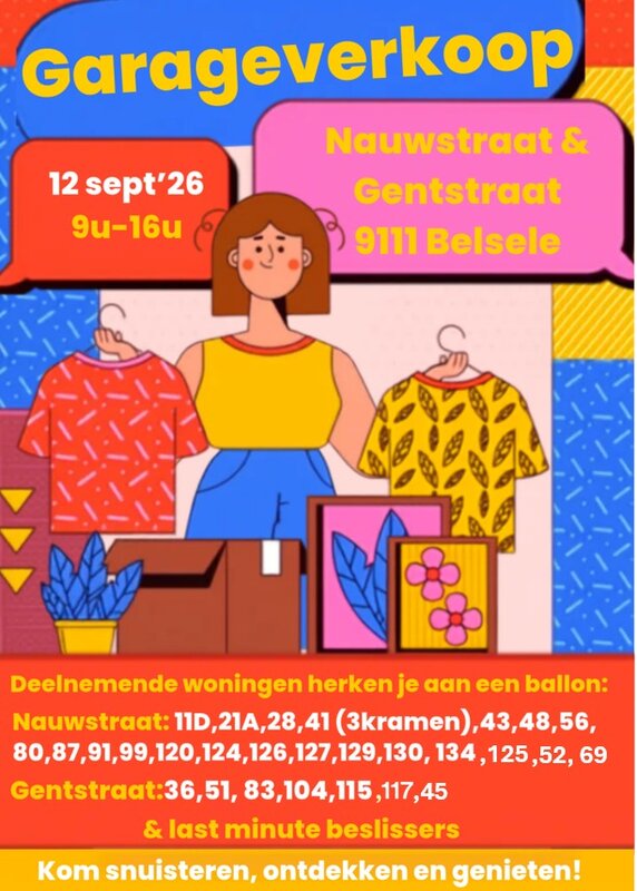  Garageverkoop Nauwstraat & Gentstraat