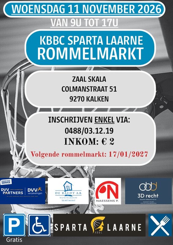 Kbbc Sparta Laarne Rommelmarkt