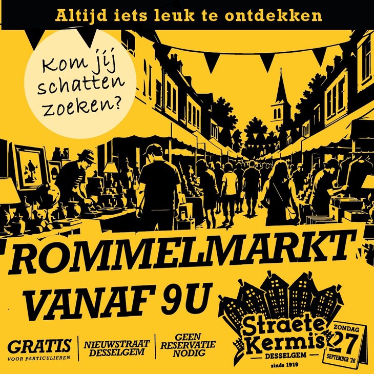  Gratis rommelmarkt.