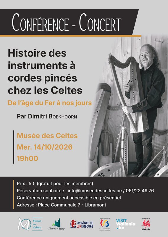 Voordrachten Lezing-concert De geschiedenis de tokkelinstrumenten de Kelten