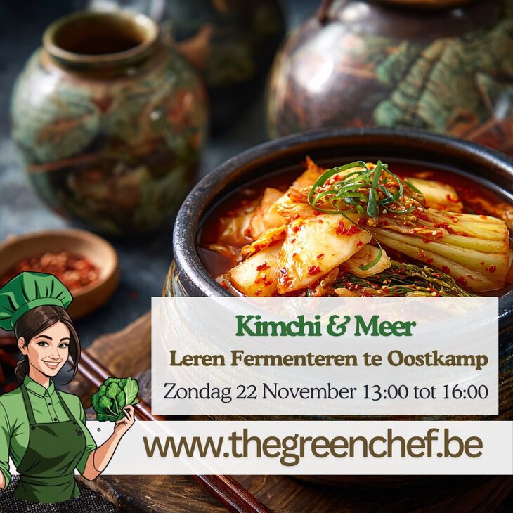 Workshops Leren Fermenteren Kimchi & Meer Vegan & Glutenvrij