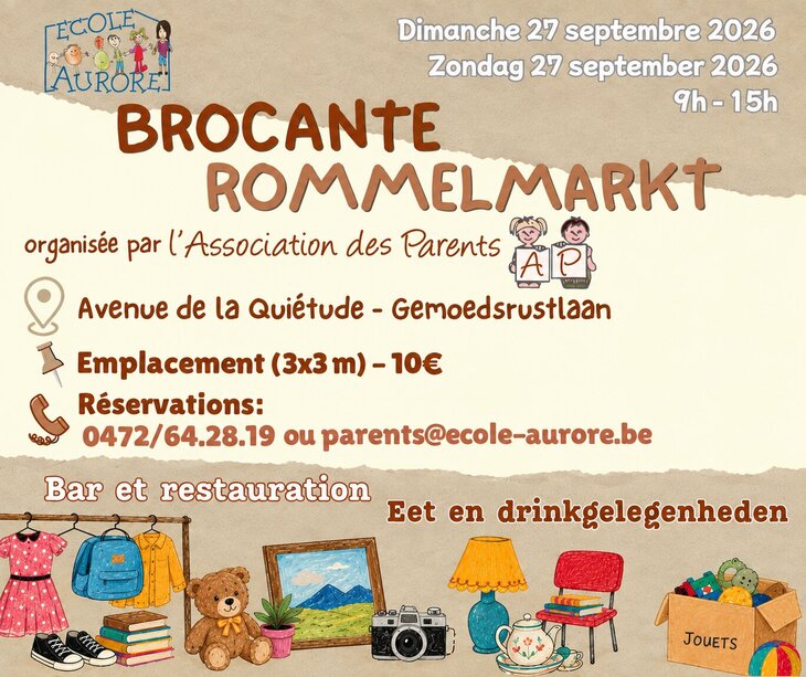  ???? Rommelmarkt École Aurore