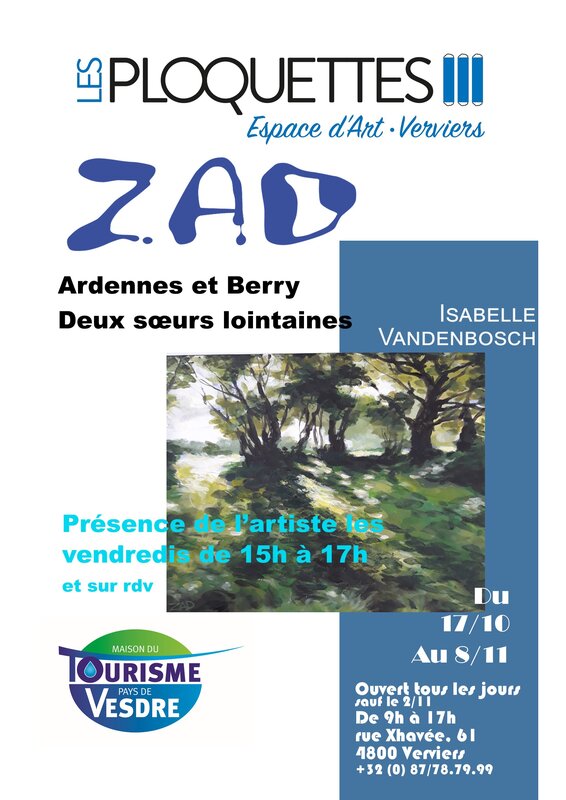 Tentoonstellingen Tentoonstelling: – Ardennen Berry, twee verre zussen…