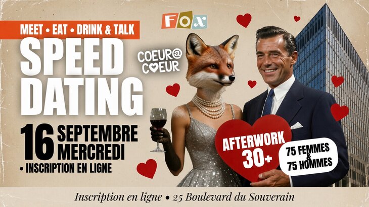 Ontspanning Speed Dating Mannen Vrouwen Fox Food Market