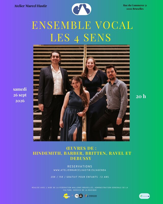Concerten Hanna Al-Bender (sopraan); Violette Schloesing (mezzosopraan/alt); Ruben Goriely