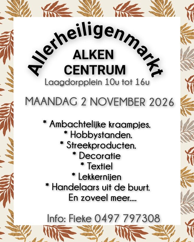 Ontspanning Allerheiligenmarkt