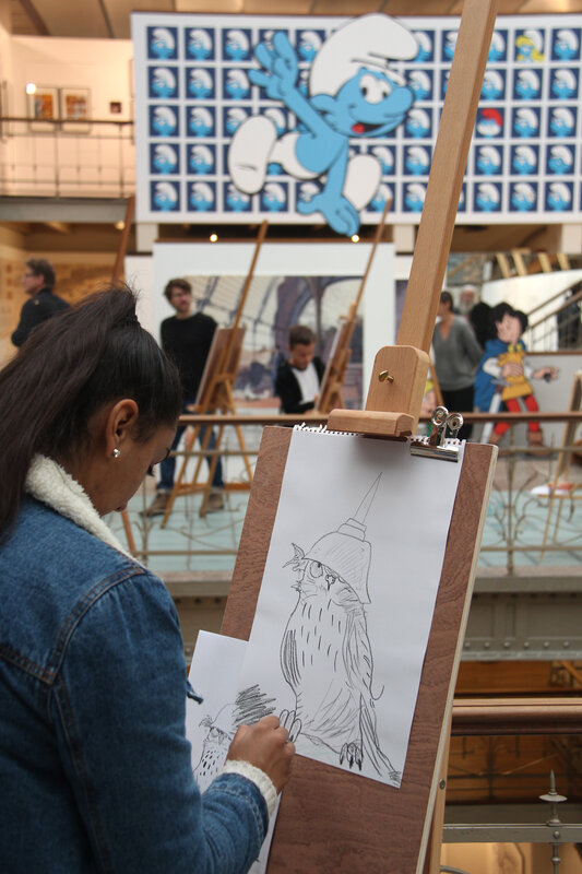 Workshops Schetsen zondag het Stripmuseum
