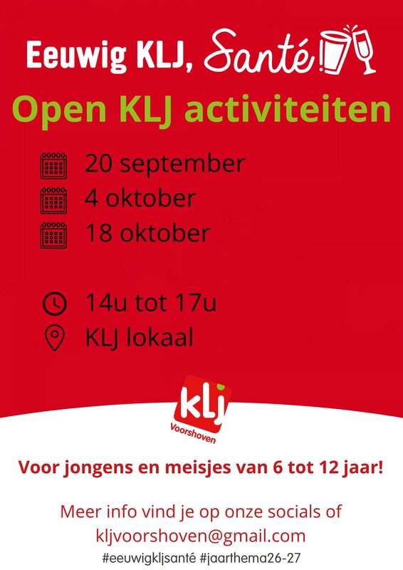 Ontspanning Open activiteiten